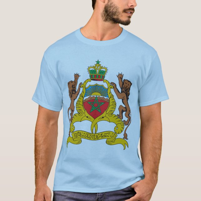 Manteau du Maroc de T-shirt de bras (Devant)