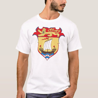 Manteau du Nouveau Brunswick de T-shirt de bras