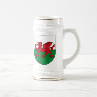 Manteau du Pays de Galles de tasse de bras