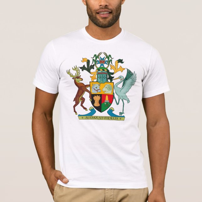 Manteau du Queensland de T-shirt de bras (Devant)