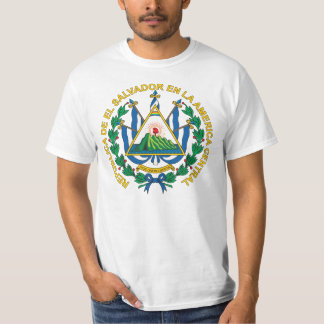 Manteau du Salvador de T-shirt de bras