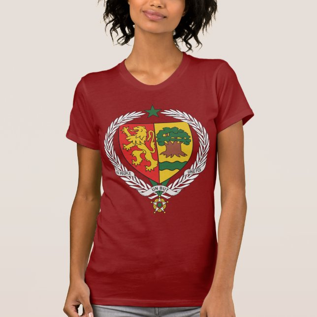 Manteau du Sénégal de T-shirt de bras (Devant)