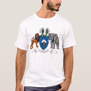 Manteau du Souaziland de T-shirt de bras