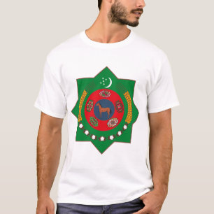 Manteau du Turkménistan de T-shirt de bras