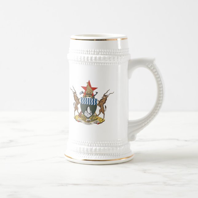 Manteau du Zimbabwe de tasse de bras (Droite)