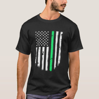 Manteau haut drapeau américain Thin Green Line Usa