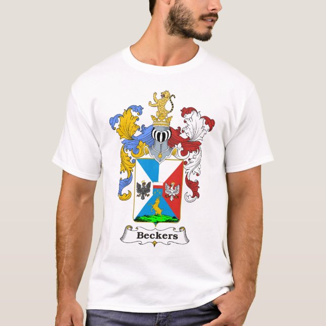 Manteau hongrois de famille de Beckers de T-shirt (Devant)