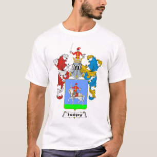 Manteau hongrois de famille d'Isepy de T-shirt de