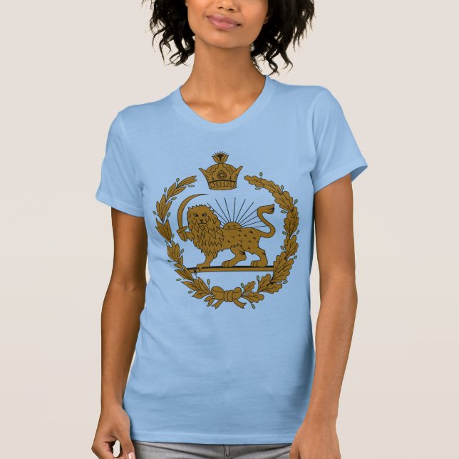 Manteau persan de T-shirt de bras (Devant)