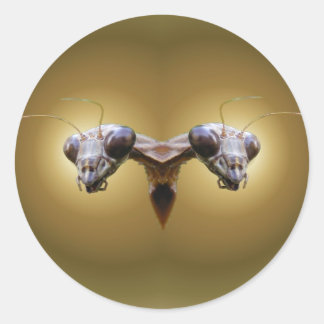 Mantis à 2 têtes ~ autocollant