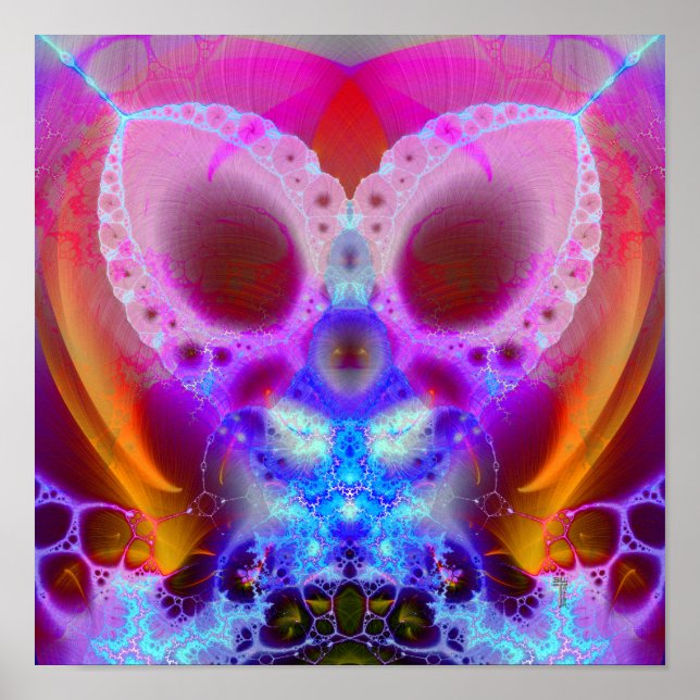 Mantoid Breath Var 4 (12 par 12) Art Print Poster (Devant)