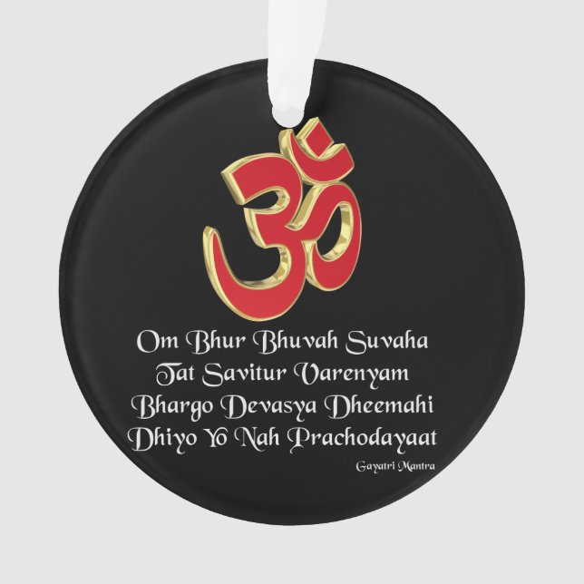 Mantra de Gayatri (devant)