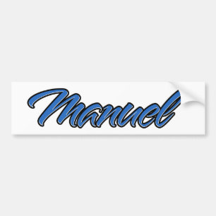Manuel Blue Autocollants