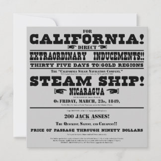 Manufacture Gold Rush California