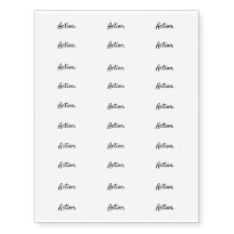 Manuscrit de "action" d'intention