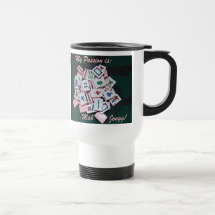manuscrit de tasse de voyage de jongg