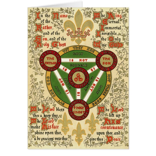 Manuscrit lumineux de la trinité sainte (Devant)