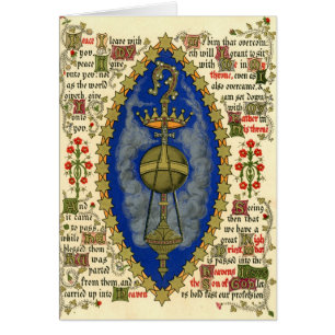 Manuscrit lumineux pour le jour d'ascension