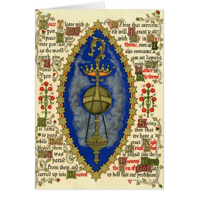 Manuscrit lumineux pour le jour d'ascension (Devant)