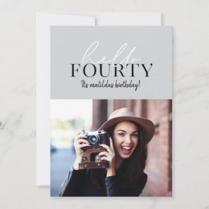 Manuscrit moderne et quarantième photo géométrique