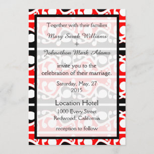 Maori Kowhaiwhai Nouvelle-Zélande Faire-part de ma