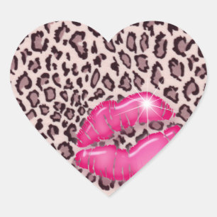 Maquillage Artiste Beauté Leopard Sticker rose 2