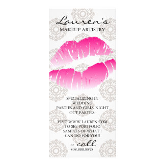 Maquillage Artiste Cartes de Marketing Beauté Lèvr