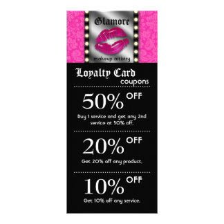 Maquillage Artiste Cartes Marketing Lumières Lips