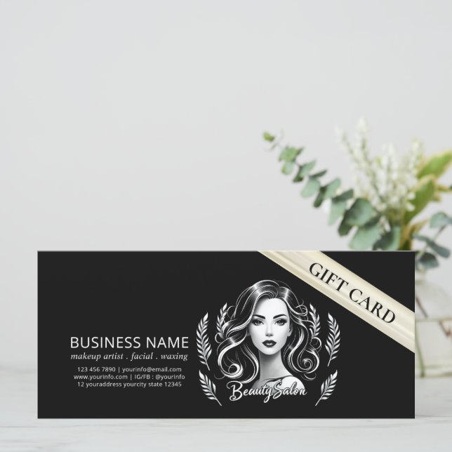 Maquillage Artiste Coiffure Stylo moderne Noir Bla (Debout devant)