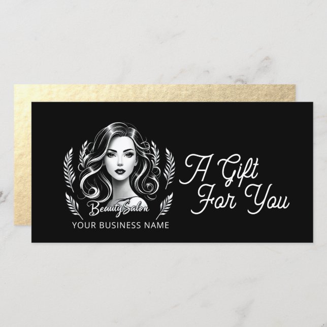 Maquillage Artiste Coiffure Stylo moderne Noir Bla (Devant / Derrière)