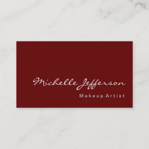 Maquillage Artiste Moderne Simple Carte de visite