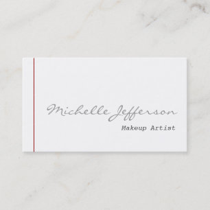 Maquillage Artiste Script Carte de visite de charm