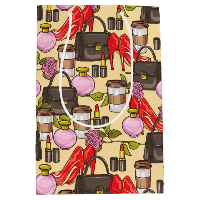 Maquillage Café Style Beauté Cadeau Sac (Devant)