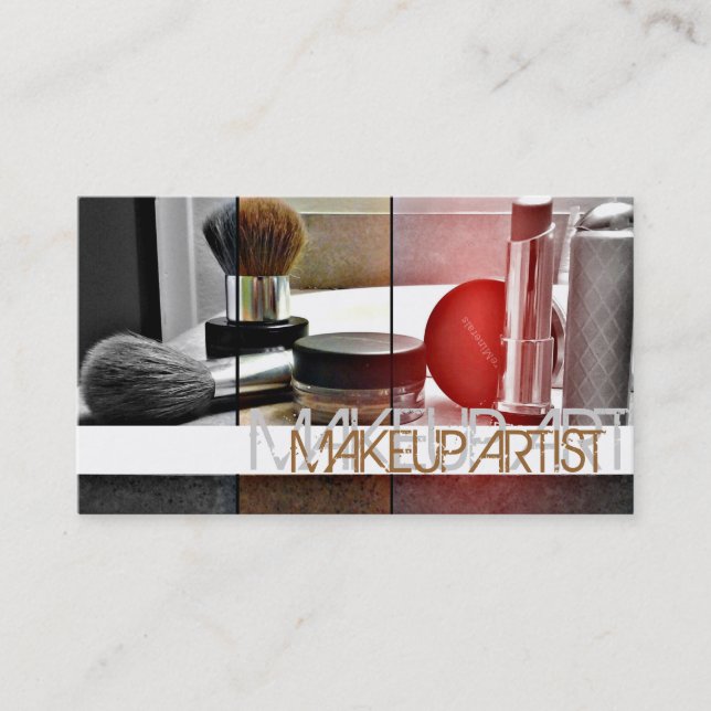 Maquillage, Cosmetologie, Carte de visite de beaut (Devant)