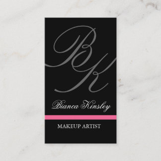 Maquillage élégant Artitst de cartes de visite de