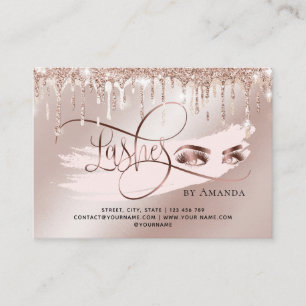 Maquillage Eyebrow Eyes Lash Gold Drivers Carte de