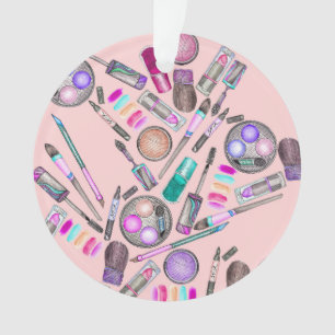 Maquillage peint à la main d'aquarelle de fille