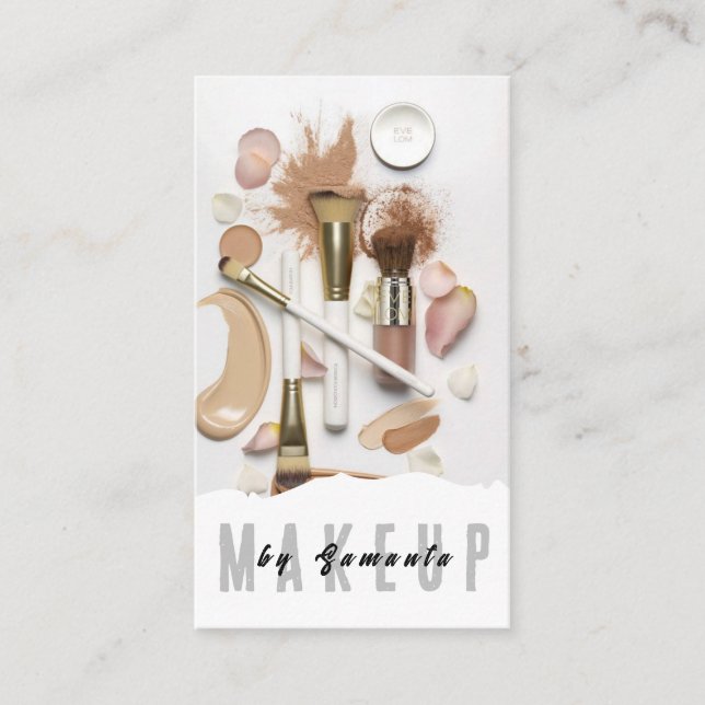 Maquillage PMU Microbling Henna Salon Carte de vis (Devant)