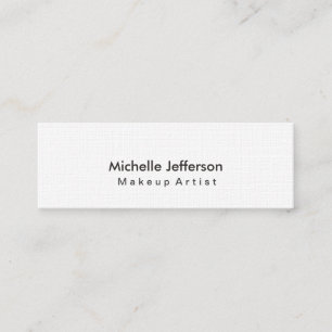 Maquillage tendance lin Artiste Style Carte de vis