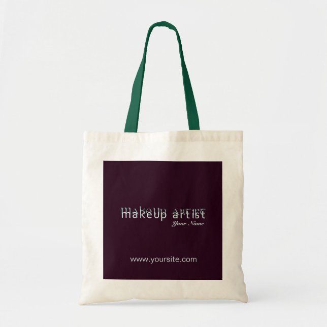 Maquiller l'artiste 1 - Sac imprimé (Devant)