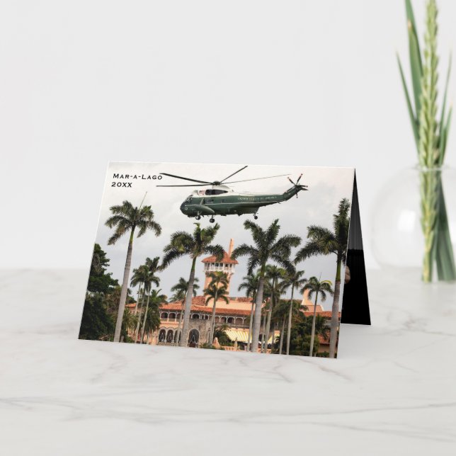 Mar-a-Lago Trump 🎉 drôle 50ème carte d'anniversai (Devant)