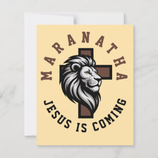 Maranatha Jésus arrive