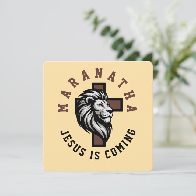 Maranatha Jésus arrive (Debout devant)