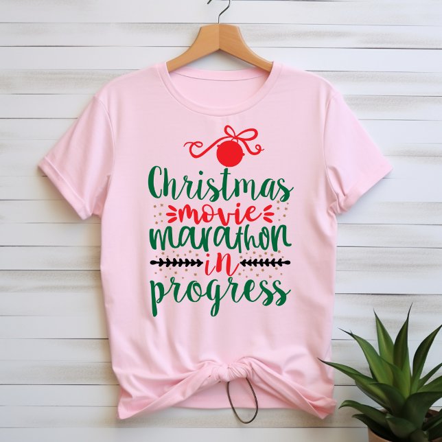 Marathon de Noël en cours T-shirt (Créateur téléchargé)