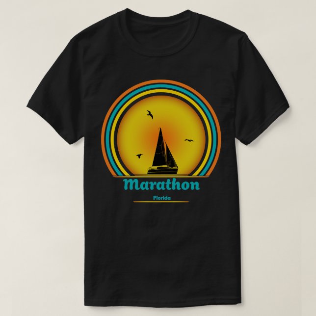 Marathon Floride voilier TShirt (Design devant)