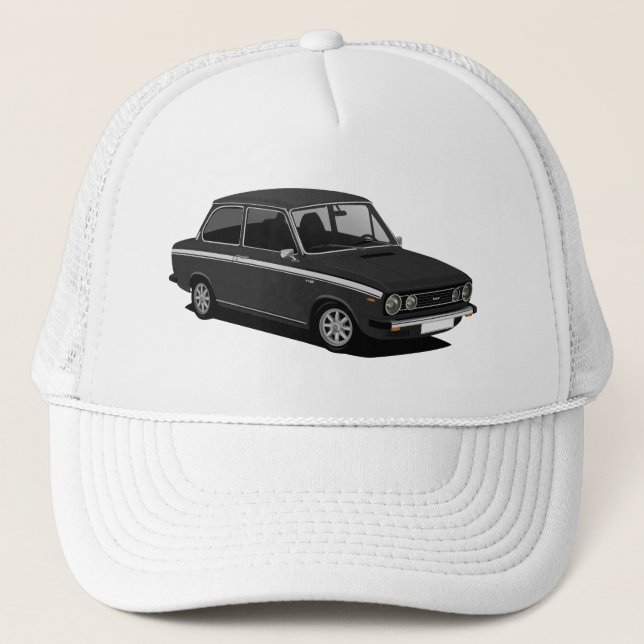 Marathon noir de la DAF 66 - casquette (Devant)