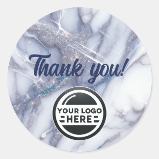 Marble Merci Customer Business sticker personnalis