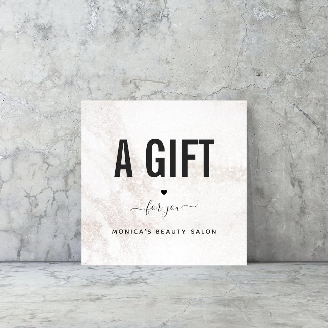 Marbre blanc Élégant Salon de Beauté Moderne Ajout (Créateur téléchargé)