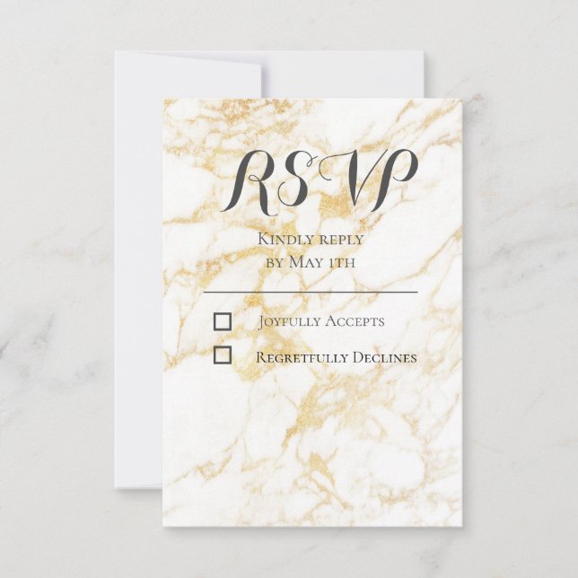 Marbre blanc et or (Devant)