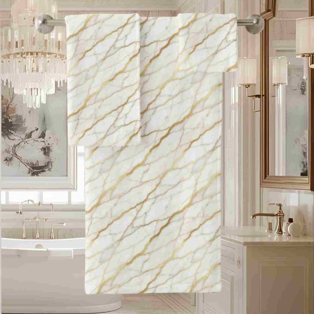 Marbre blanc et or de luxe (Créateur téléchargé)